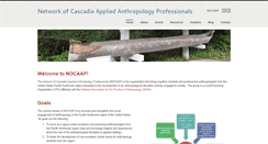 Desktop Screenshot of cascadiaanthropology.org